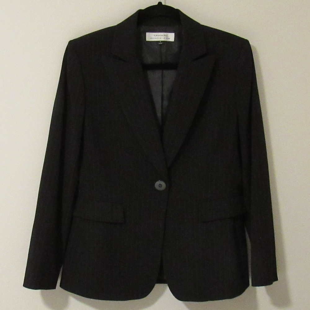 Tahari ASL pinstripe blazer